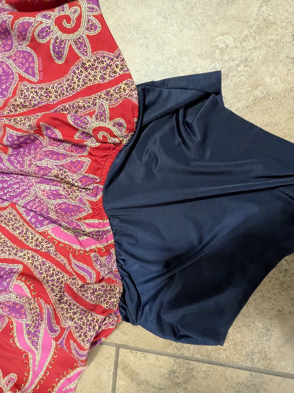 Farm Rio Vibrant Floral Boho Bodysuit in Red & Purple - Picture 4 of 9